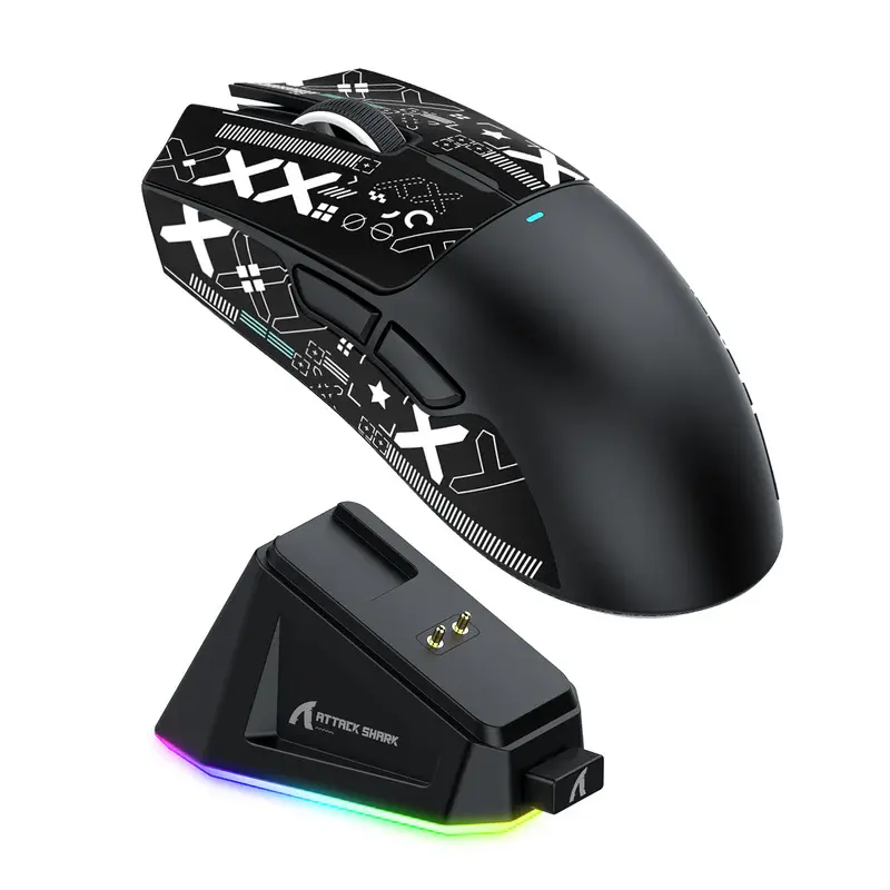 MOUSE GAMING ATTACK SHARK X11 WIRELESS BLACK